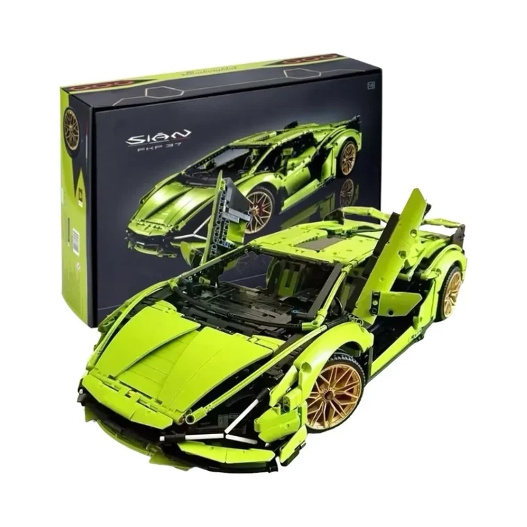 Конструктор Автомобиль Суперкар Lamborghini Sian FKP 37 Ламборгіні Сіан салатовий